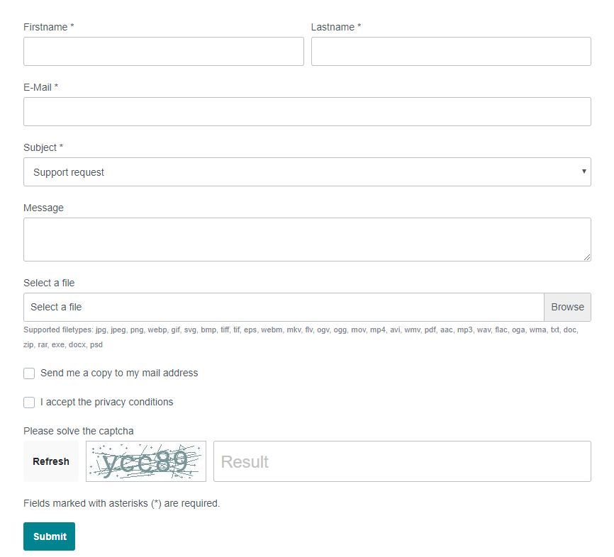 Plugin Konfiguration