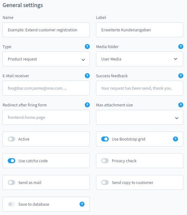 Plugin Konfiguration
