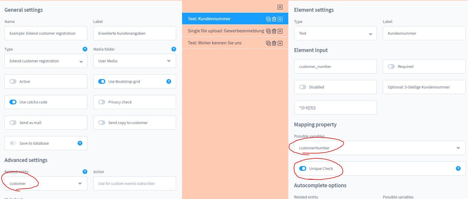 Plugin Konfiguration